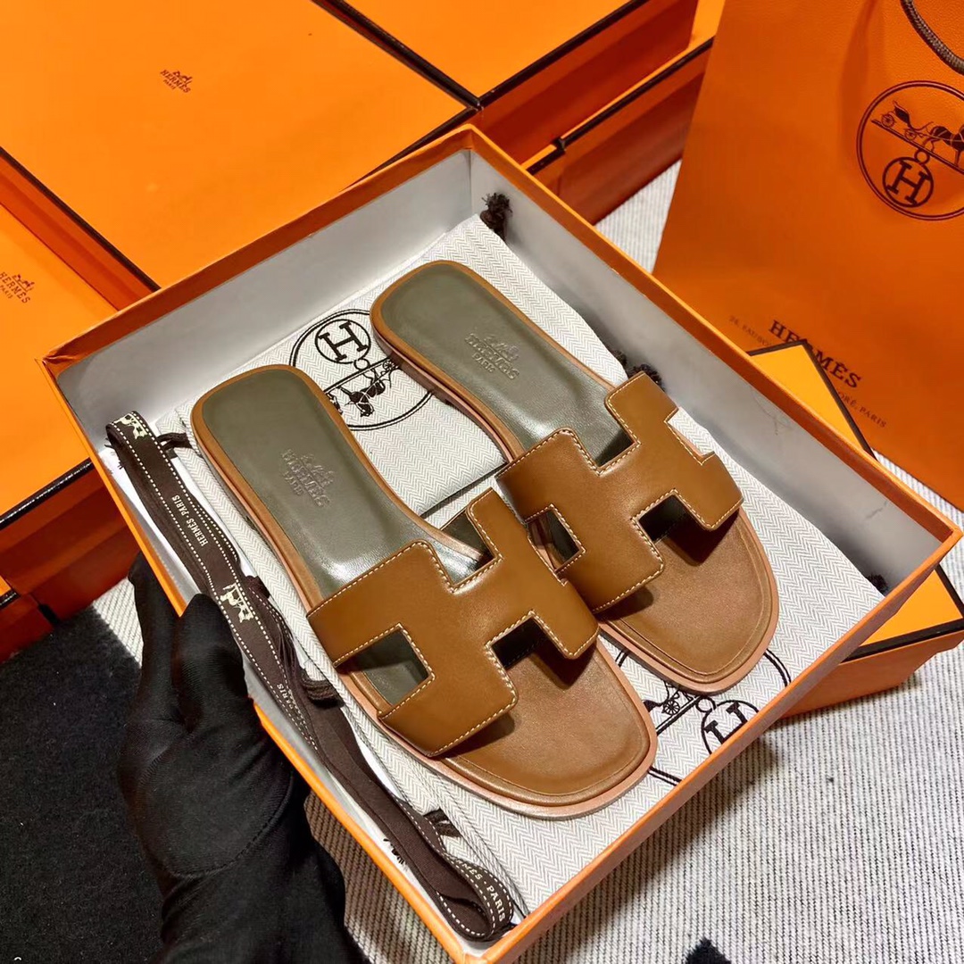 에르메스 올수공 오란 슬리퍼 샌들 스위프트 23